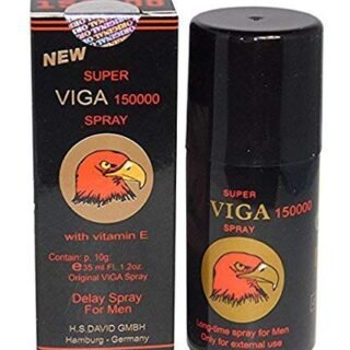 New Super Viga 150000 Delay Spray Black